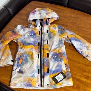 Wmns XS Burton Jet Ridge ski/snowboard jacket: Stout White Voyager NWT